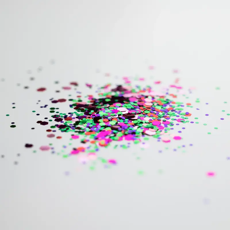 Chunky Mixed Pink Glitter