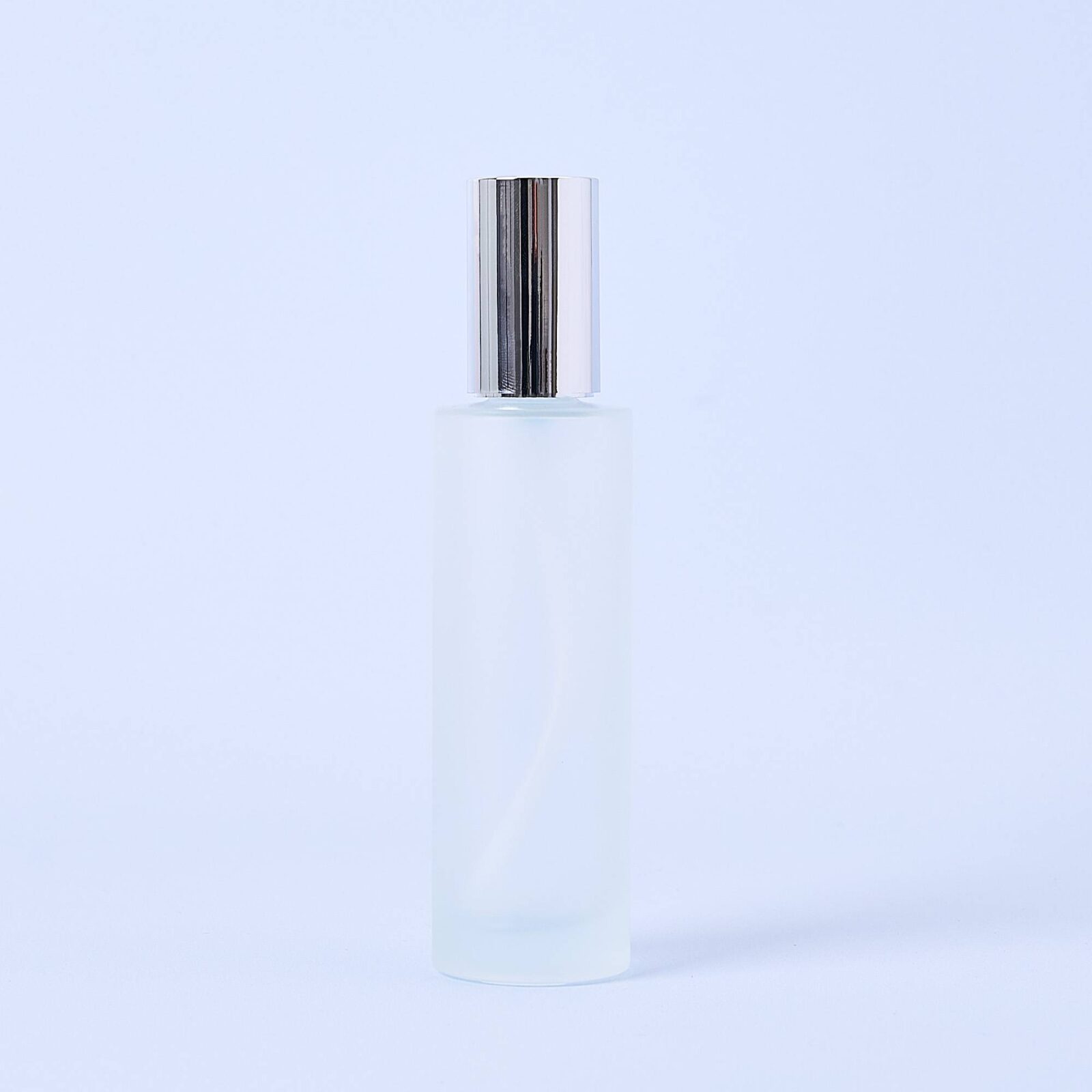 100ml Frosted Bottle With Silver Pump & Lid - Box of 10