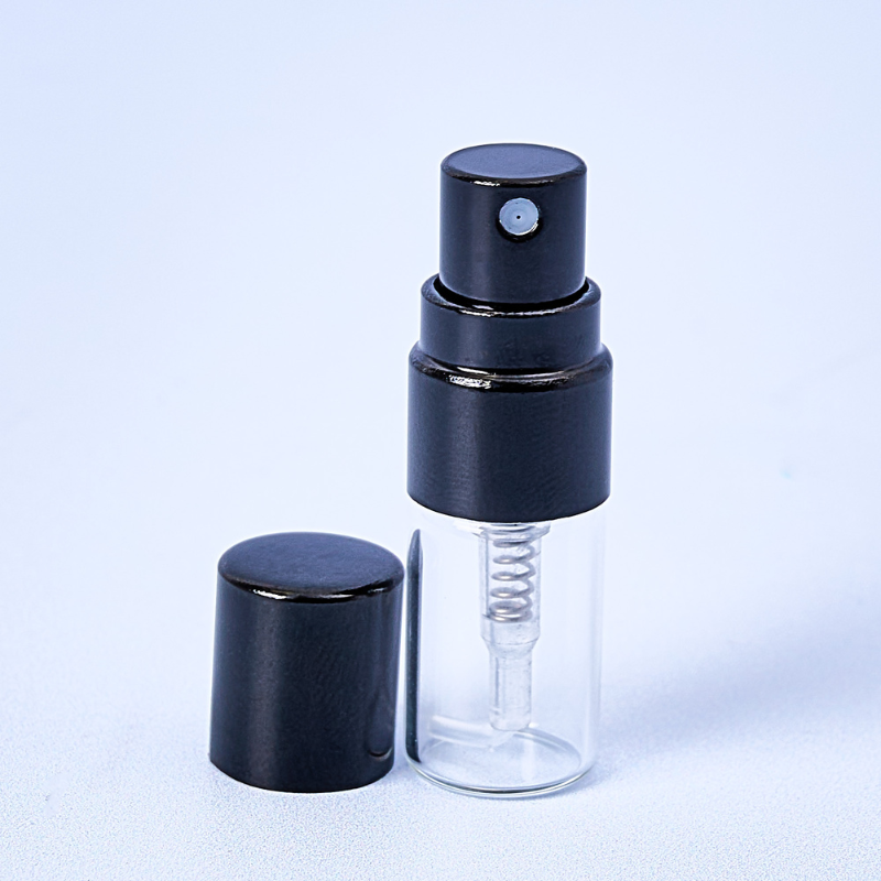 Black 2ml Sample Perfume Bottles - Box of 10