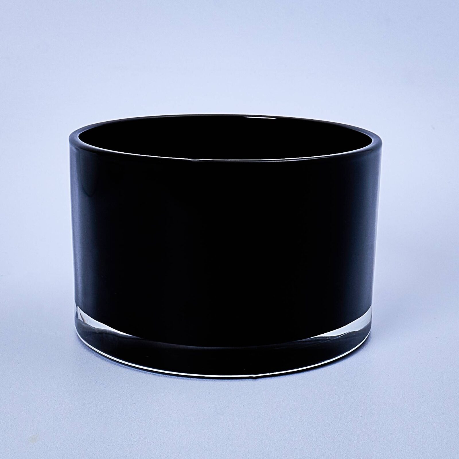 55cl Gloss Black Candle Glass - Box of 6