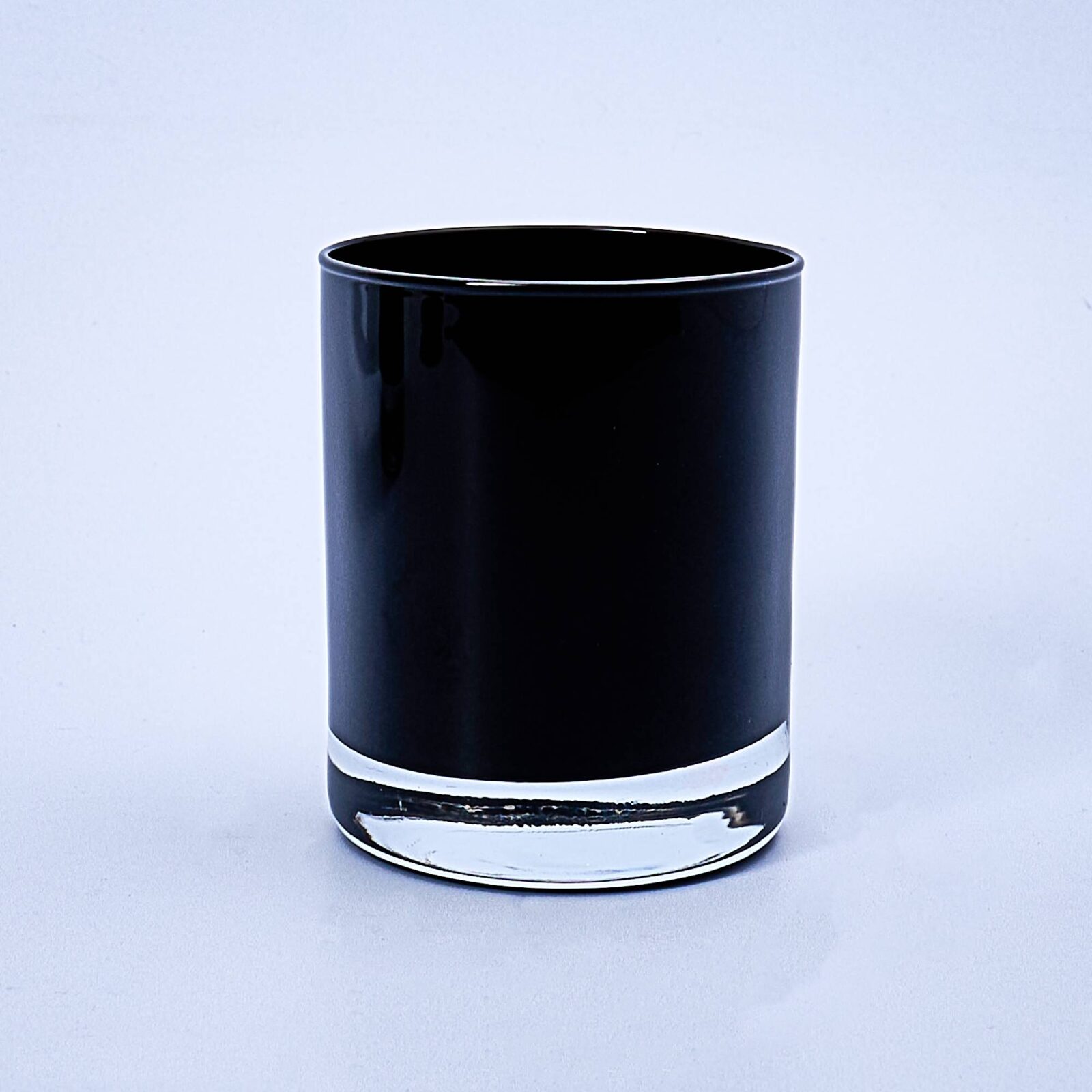 20cl Gloss Black Candle Glass - Box of 12