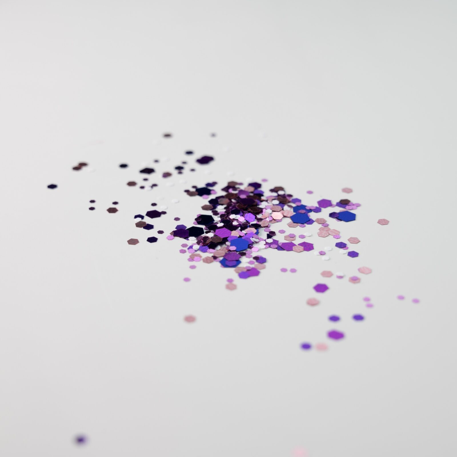 Chunky Purple Glitter