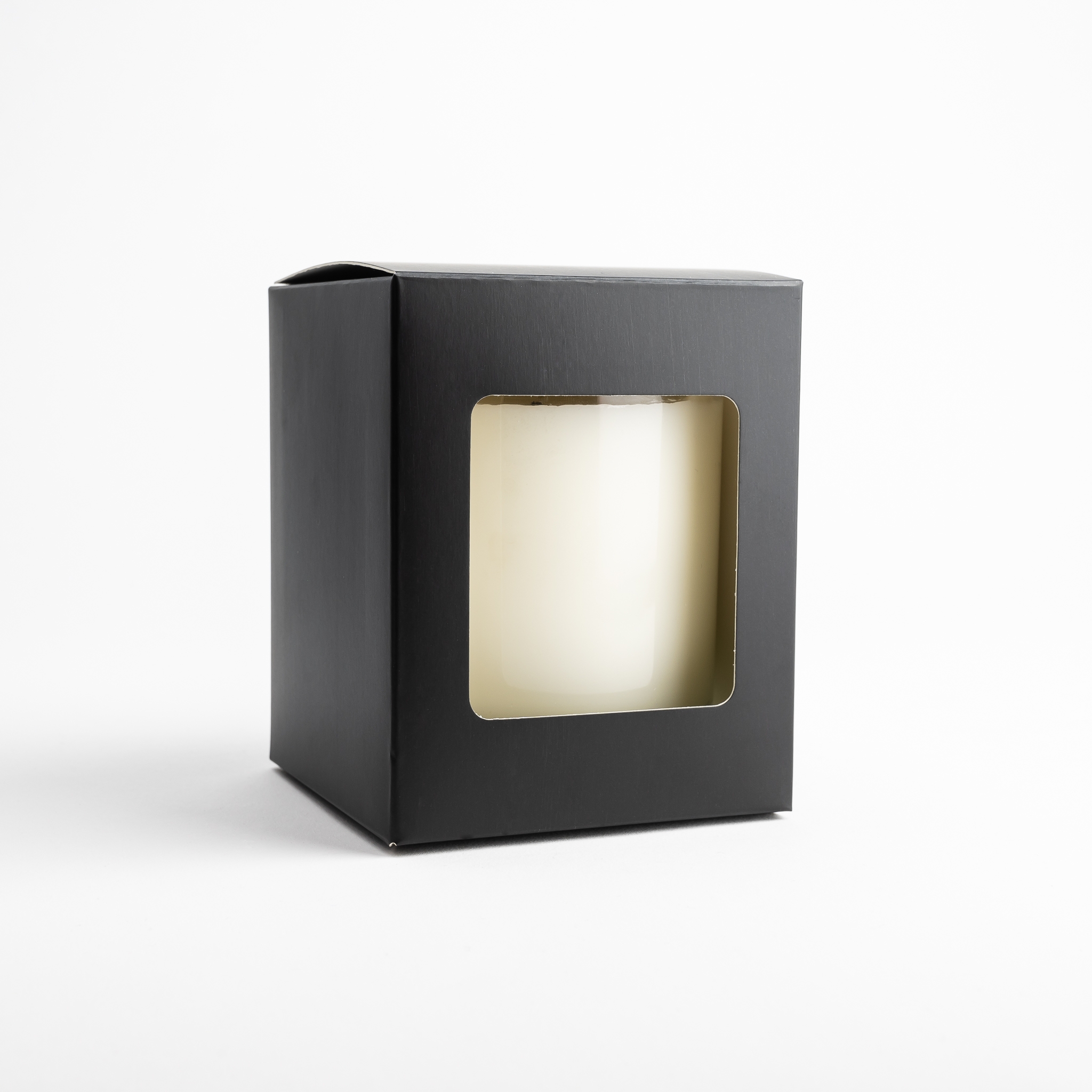 2787 30cl Black Candle Box With Window