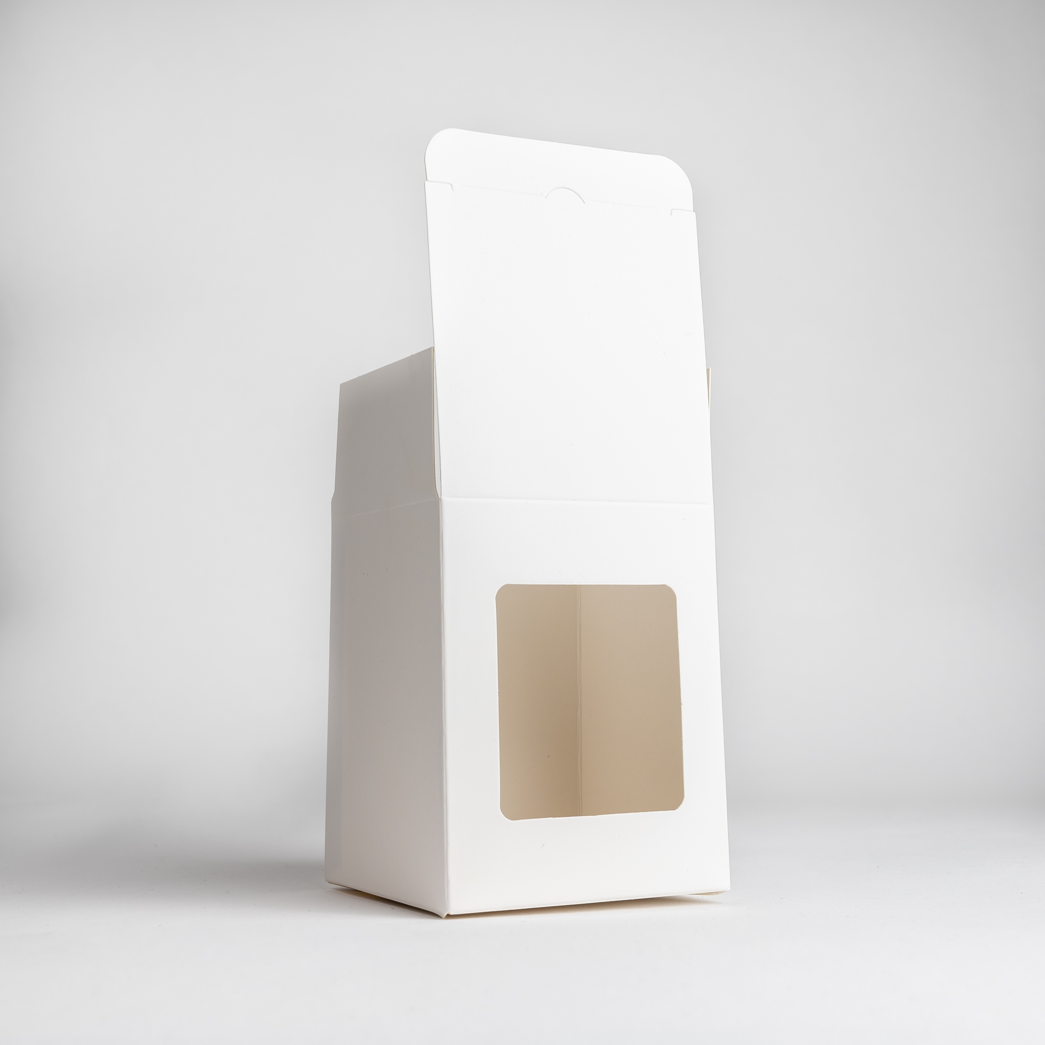 2868 30cl White Candle Box With Window