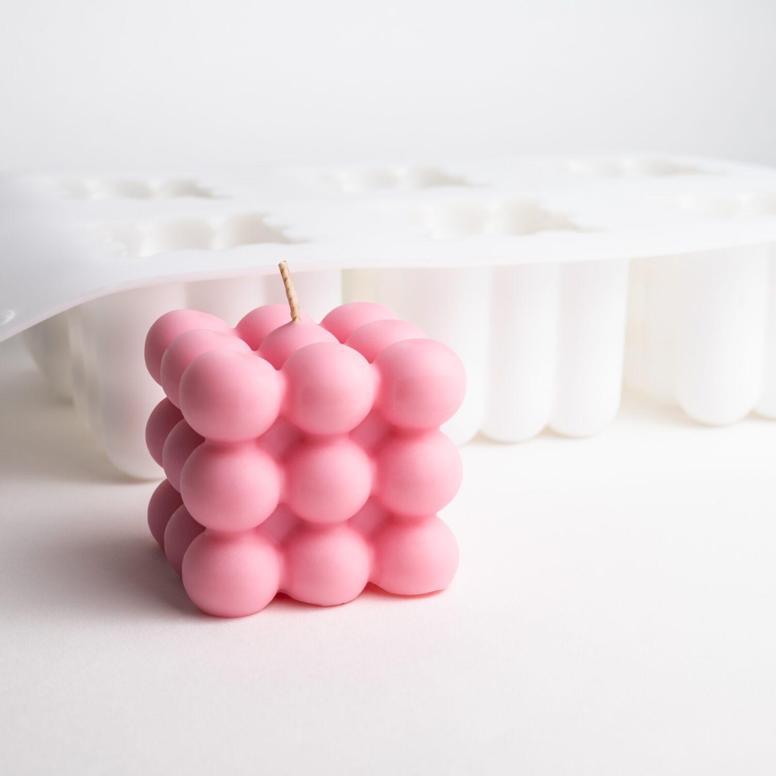 Silicone Large Bubble Candle Mould - Tray of 6