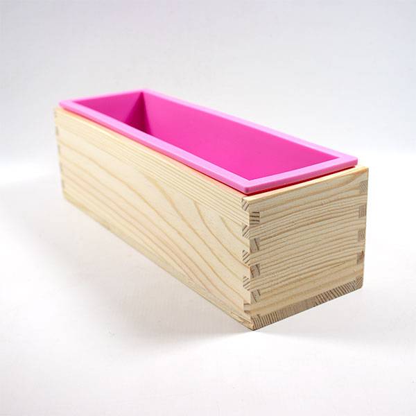 Wooden Soap Mould with Silicone Lining
