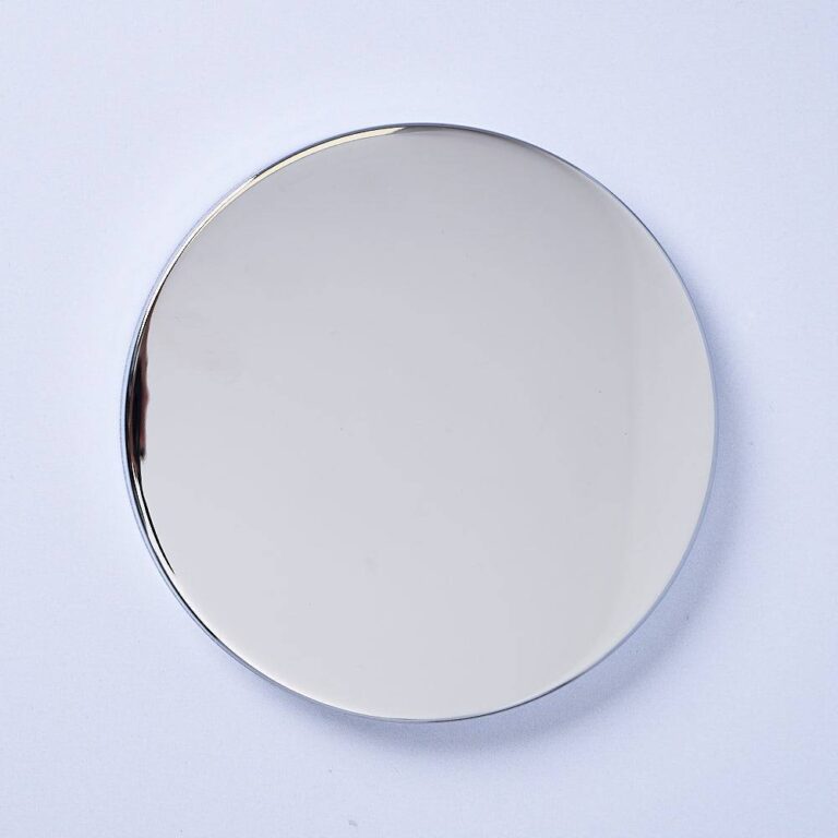 55cl Steel Silver Candle Lid - Box of 6