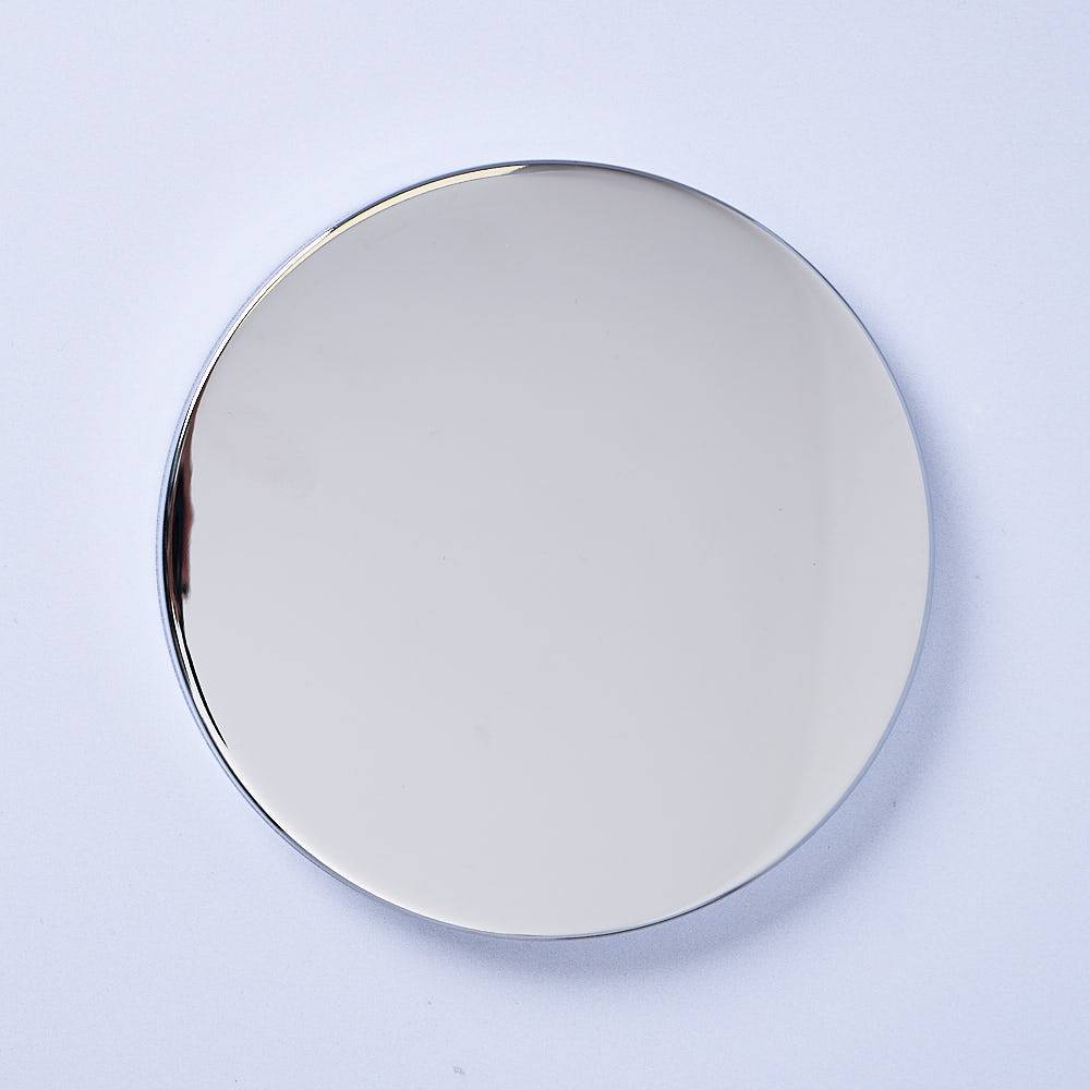 55cl Steel Silver Candle Lid - Box of 6