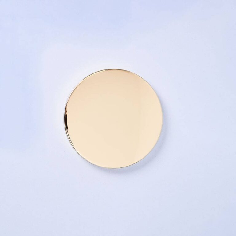 20cl Steel Gold Candle Lid - Box of 6