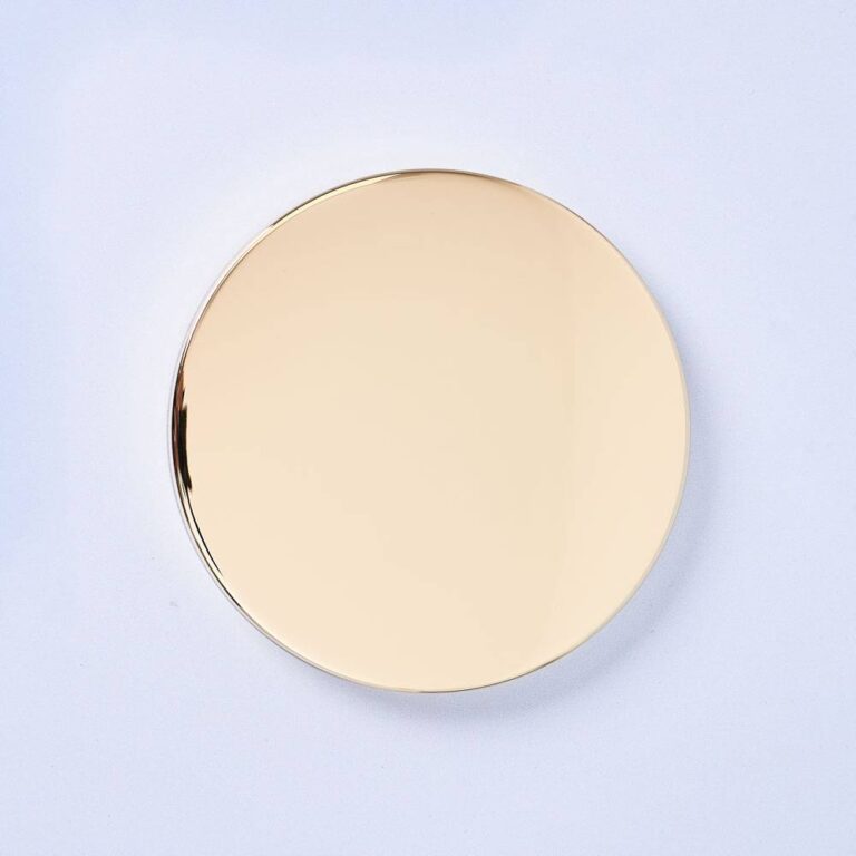 30cl Steel Gold Candle Lid - Box of 6