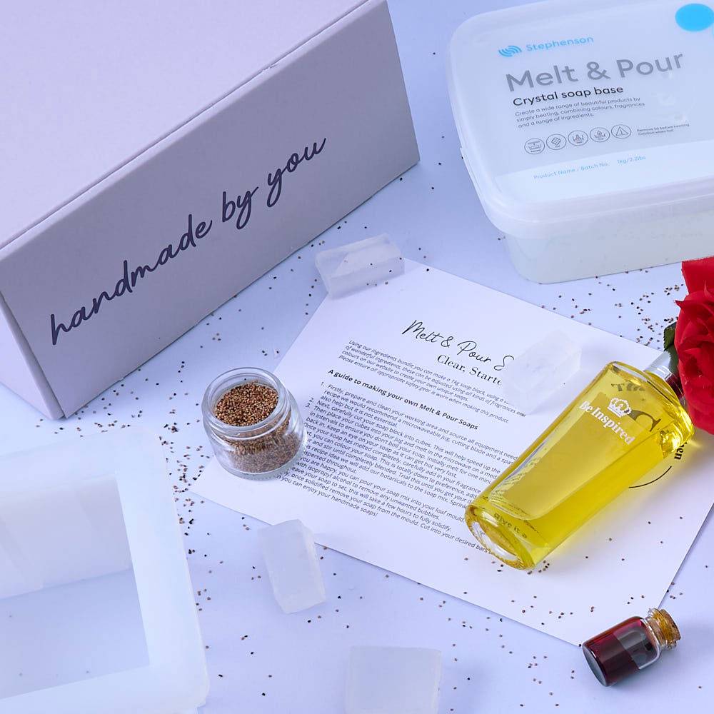 Melt & Pour Soap Kit, Clear - Starter