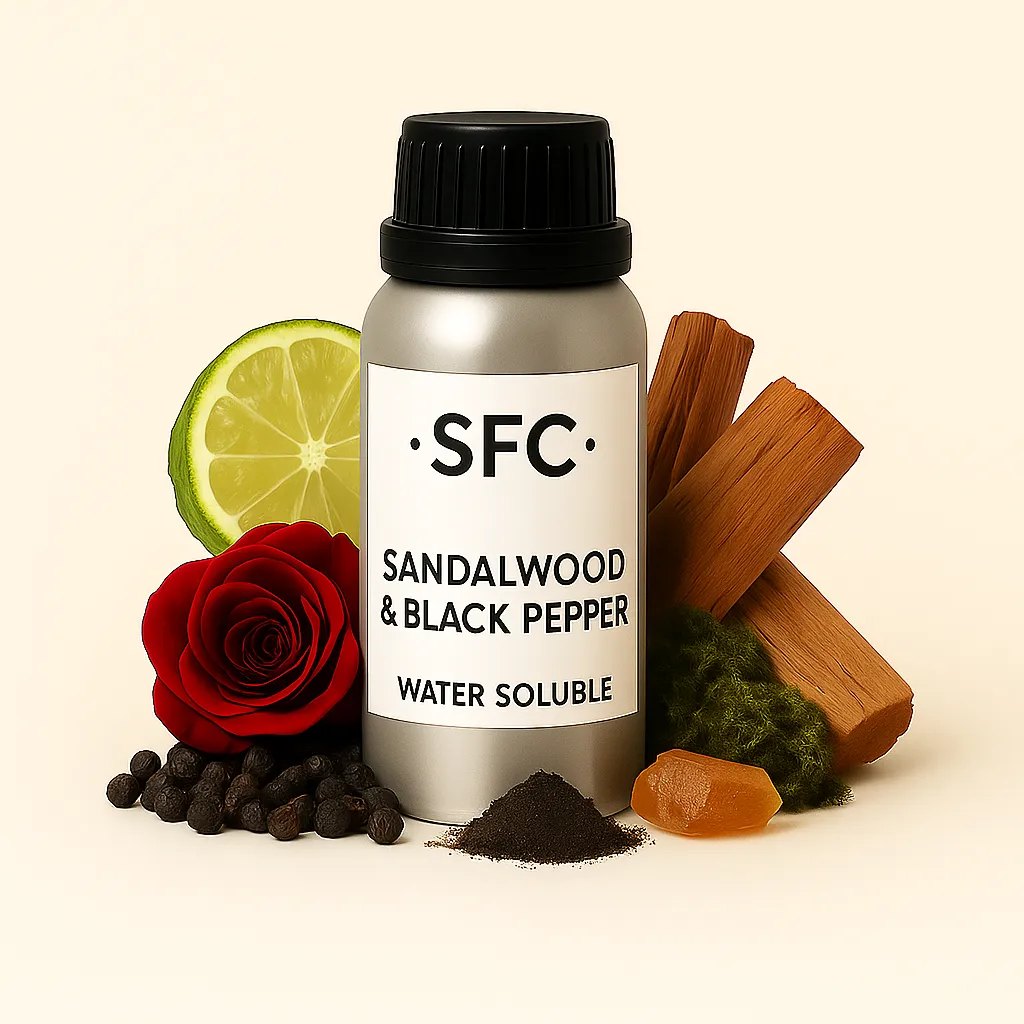 Sandalwood & Black Pepper Water Soluble Fragrance Oil